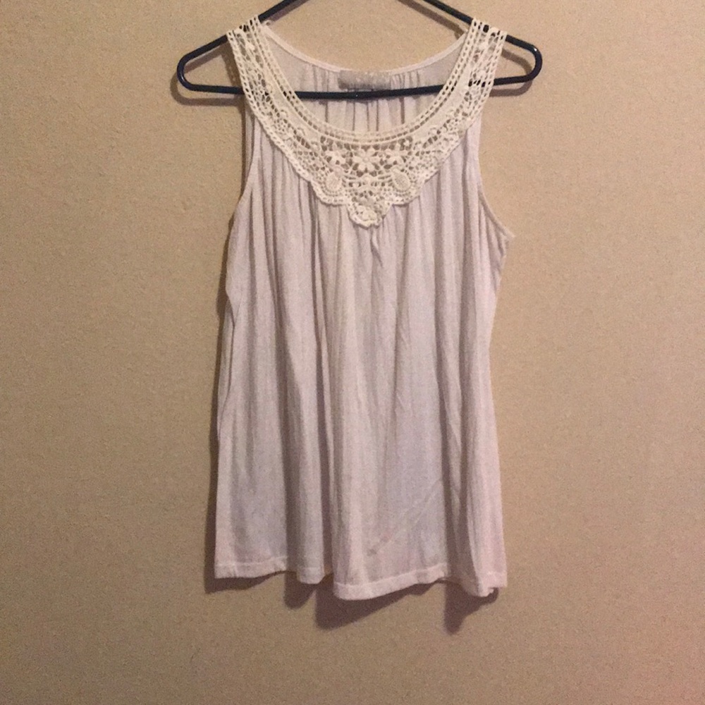 White tank top